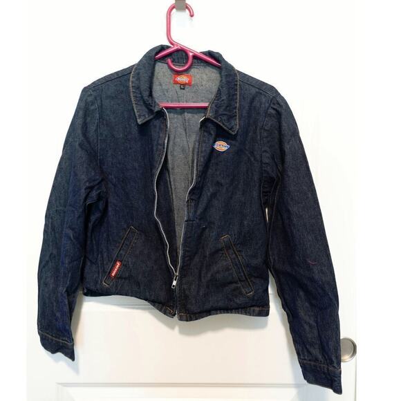 Dickies Girl Zipper Closure Madison Demin Jacket Size Large - Picture 5 of 8